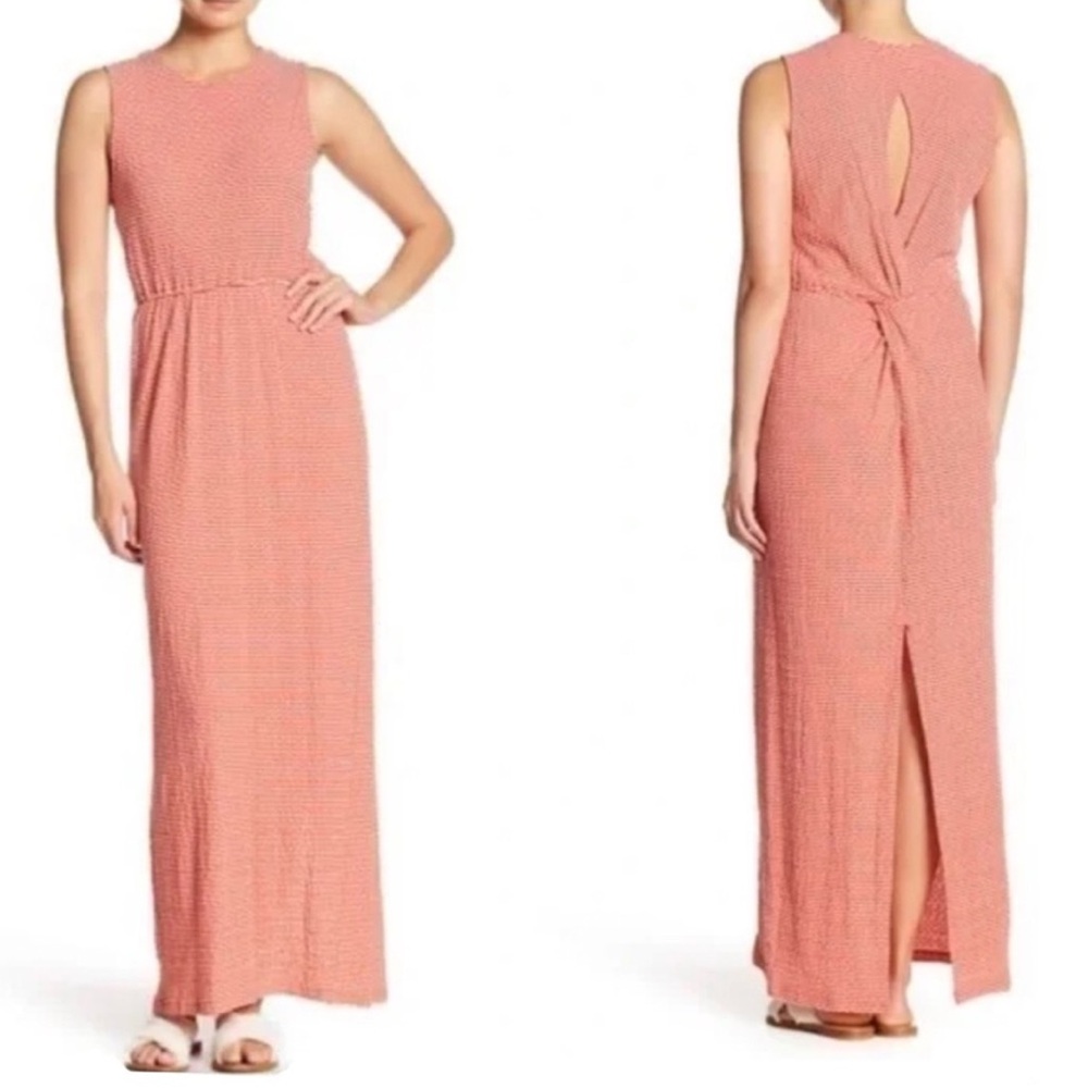 Derek Lam 10 Crosby Knit Twist Stripe Maxi Dress